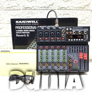 Original Hardwell Reverb 6 Channel Bluetooth Mixer - USB Interface