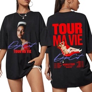 Doja Cat Ma Vie World Tour T Shirt Hadiah Kipas Lelaki Wanita Pakaian Harajuku Fesyen T-shirt Kasual