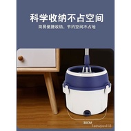 ST/🎫Miaojia Rotating Mop Single Barrel Household Hand Washing Free Mop Mop Bucket Mop Stainless Steel Spin-Dry Mop IMRH