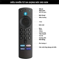 Thay Thế Giọng Nói Điều Khiển Từ Xa Cho Fire Stick TV Thế Hệ Thứ 3 4K MAX Lite Smart TV Stick Cube T