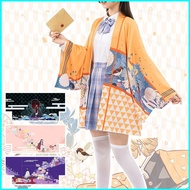 GN Demon Slayer Haori Top - Loose Outerwear Cardigan | Kimetsu No Yaiba cosplay