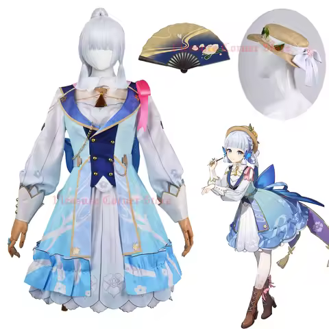 Genshin Impact New Skin Kamisato Ayaka Cosplay Costume Fruhling Costume Heat Resistant Wig Springblo