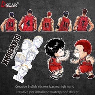 sticker cute 200 pcs murah kuromi sticker Slam Dunk Shield Cartoon Anime High Fight Car Sticker