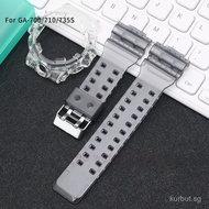 For GA-700SK/710/735 Ice Glacier Frost Resin Watch Strap & Case Replacement Combo (5413/5522 Compati