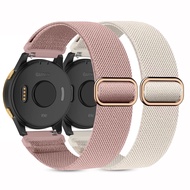 2 Pack Stretchy Nylon Watch Bands Compatible with Garmin Venu/Venu Sq,20mm Loop Soft Elastic Straps 