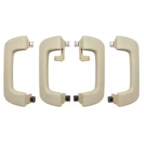 A98M 4PCS Beige Interior Roof Grab Handles For A4 B8 Avant S4 A5 8T Sportback Q5 8R A6 C7 S6 A7 8K08
