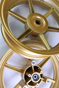 ล้อแม็ก(Racing Boy) N-MAX155 ปี2020-22 หน้ากว้าง3.00-13 หลัง3.50-13 สีทอง สีดำ