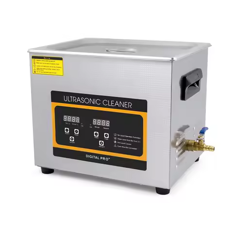 10L Lab Ultrasonic Cleaner Degas Bath DPF Metal Parts Mould Glassware Oil Rust Degreaser Ultra Sonic