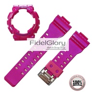 Original G-SHOCK Hyper Pink bezel and strap set For GA-100 / GA-110 / GA-120 / GA-135 / GA-140 etc.