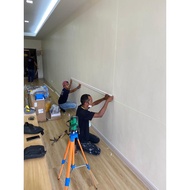 KOREA Wainscoting Sekali Dengan Pemasangan Wainscoting Supply &amp; Intsall Diamond Mirror Pemasangan Accent Wall Install