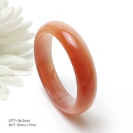 56.3mm Natural Agate Chalcedony Bangle 天然玛瑙玉髓手镯 (E777)
