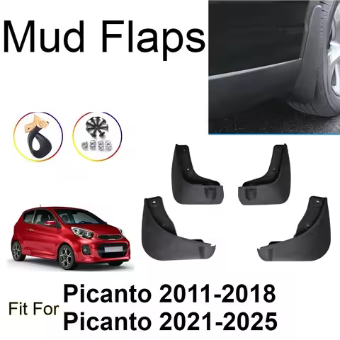 Picanto Mud Flaps Fit for Kia,Picanto/morning Car Mudguard 2010-2018 ,Picanto/morning Mud Splash Gua