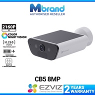 EZVIZ CB5 4K 8MP Two Way Talk Built-in Solar Panel Battery Powered Color Night Vision Home CCTV Came
