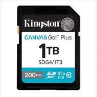 [Ready Stock Genuine] Kingston SD Card, 256GB/512GB/1TB, High-Speed Slr Camera/Car Monitoring/Camera