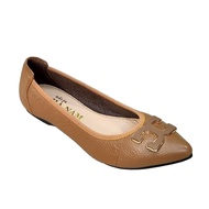 Giày Nữ Búp Bê Đế Bệt Da Bò Thật HÀ NAM Cao Cấp 2cm GBBN2069