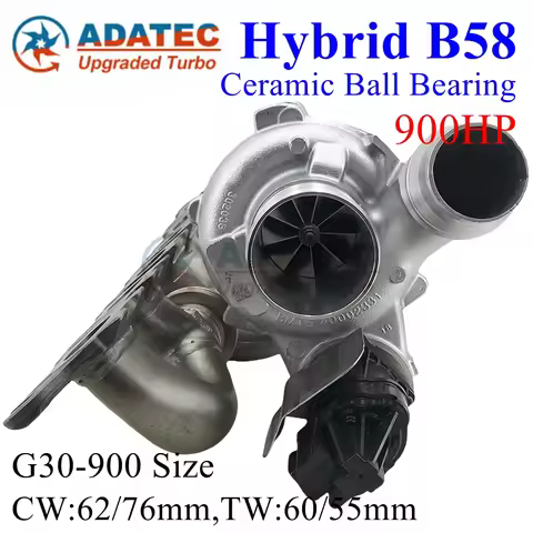 Hybrid B58 Ball Bearing 700-900 HP G30-900 size Turbocharger B58B30A 18559700063 18559710063 8679022