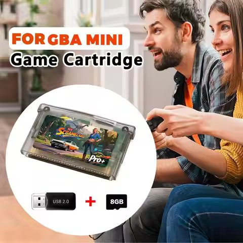 SCFW V1.5 1000+ Games GBA Flash Cartridge for Game Boy Advance GBC GB NES with 8GB SD Card and Adapt