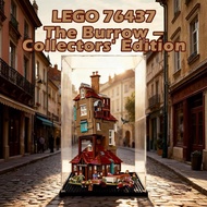 LEGO 76437 The Burrow Collectors Edition Accessories Acrylic Display Case Kotak Akrilik 陋居积木展示盒