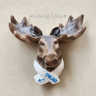 Fridge Magnet Fridge Magnet Souvenir Country Finland Finland Deer Moose Deer