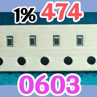 10pcs Chip resistor smd 474 4703 1% size 1608 0603 470Kohm 470K ohm 470 Kohm
