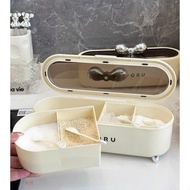 UforU 4-compartment desktop spice box, safe PP plastic-A14