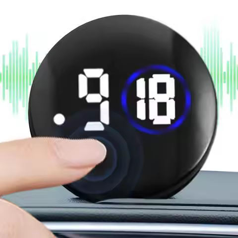 Car Clock Dash Clock Multifunctional Luminous Car Clock Luminous Car Dashboard Clock Watch Digital C