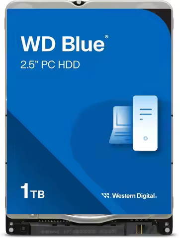 1TB 2.5" Mobile Hard Drive HDD - 5400 RPM, SATA 6Gb/s, 128MB Cache