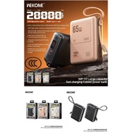 ❗CCC CERTIFIED WITH QR CODE❗🔥 WEKOME WP-117 20000MAH 65W HIGH-POWER FAST CHARGING CABLE 20KMAH POWER