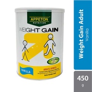 [CLEARANCE] Appeton Weight Gain Adult Vanilla 450g  (EXPIRY: 7/6/2026)