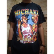 ⚡COOL⚡ Michael JORDAN 3 RINGS SMOKE CHICAGO BULLS  RAP TEE  MICHAEL JORDAN T-SHIRTS DEFOURD s-5xl