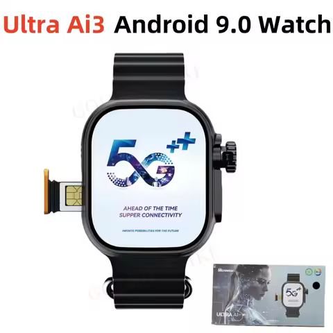 Microwear Ultra ai3 Smartwatch 4G Android Amoled HD Camera GPS WIFI Google Play Store APP Download G