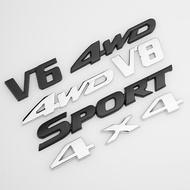 Embossed Logo 4x4, 4WD,V6,V8, Sport.. high quality decoration for Ford,Toyota, Honda, Nissan, Mitsub