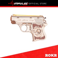 Robotime ROKR 3D Wooden Puzzle Justice Guard LQ502 - Mini Gun