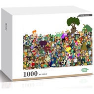 Futurama Universe A Journey Through Space 1000 Pcs Wooden Jigsaw Puzzle Colorful for Kids Anime Inte