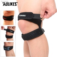 ❧✳✈ AOLIKES 1Pcs Adjustable Patella Knee Strap with Double Compression Pads Knee Support for Running Basketball Football Cycling