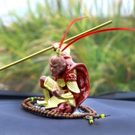 Fighting Monkey King Combo 11cm (including statue + stick + rosary + anti-slip sticker + 3M glue)