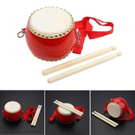 Fashion Tang Drum Traditional Chinese Drum Children Cowhides Drum Children Wooden Drum Toy Percussio