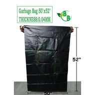 10PCS GARBAGE BAG 50"x52"/ 50"x60" (THICKNESS:0.04MM)/ Big Size Plastic/ Beg Plastik Besar Tebal / H