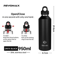 In stock REVOMAX Large Capacity Stainless Steel Thermos Portable Vacuum Flask Insulated Tumbler With