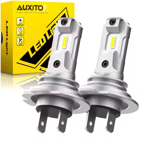AUXITO 2Pcs H7 LED Headlight Bulb 12000LM 60W High Power Auto Bulb for Volkswagen Golf 7 MK4 Passat 