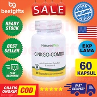 NATURES NATURES NATURE PLUS GINKGO COMBO GINKO GINGKO GINGO BILOBA VITAMIN OTAK - 60 CAPSULES