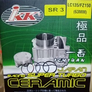 IKK Super turbo ceramic block SR3 LC135/FZ150 63/65mm