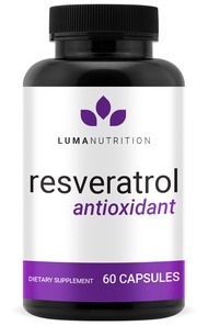 Luma Nutrition High Purity Resveratrol Capsules - 98% Trans-Resveratrol - Reservatrol Supplement - A