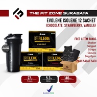 Evolene Isolene 396 Gram (12 Sachets) Whey Protein Isolate BPOM
