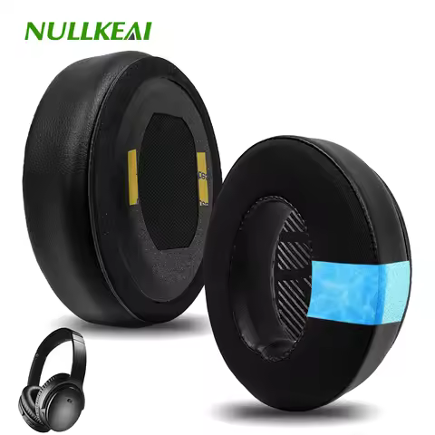 Nullkeai Replacement Ear Cushion for Bose QuietComfort 35 35II 45 QC35 QC35II QC45 Headphone Earpads