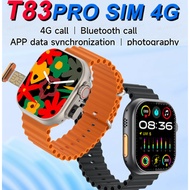 【SIM 4G Watch】T83 Pro Smart Watch with Sim Slot and Bluetooth 4G Smart Watch 9 Ultra Video Call Card