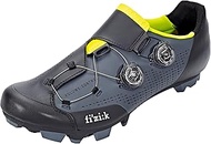 Fizik X1 Infinity BOA MTB Shoes, Gray/Yellow, 44.0