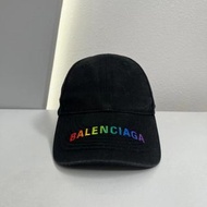 Balenciaga 巴黎世家彩虹帽簷帽子