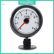 Mojito 0 to 8000RPM Scale Dashboard Tachometer with Clear Digital Display 2 Inch 52mm For 1-8 Cylind