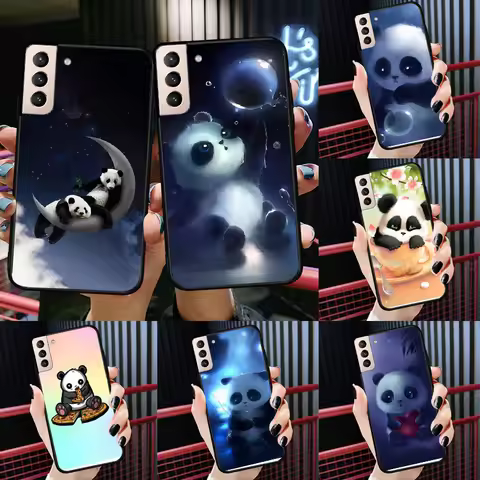 Panda cute For Samsung Galaxy J3 J5 J7 A3 A5 J1 2016 2017 J2 Core A7 A9 J4 J6 A6 A8 Plus J8 2018 Cas